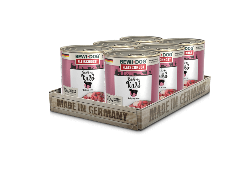 Bewidog-Dosen-Tray-Kalb-800g Bewidog-Dosen-Tray-Kalb-800g