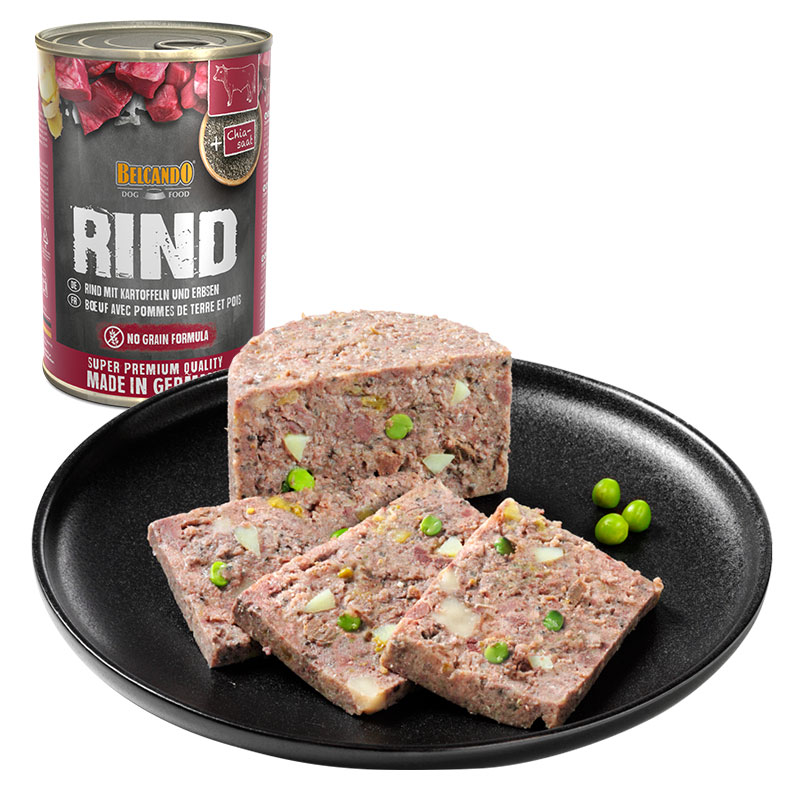 Futterabbildung Menüdose Rind Futterabbildung Menüdose Rind