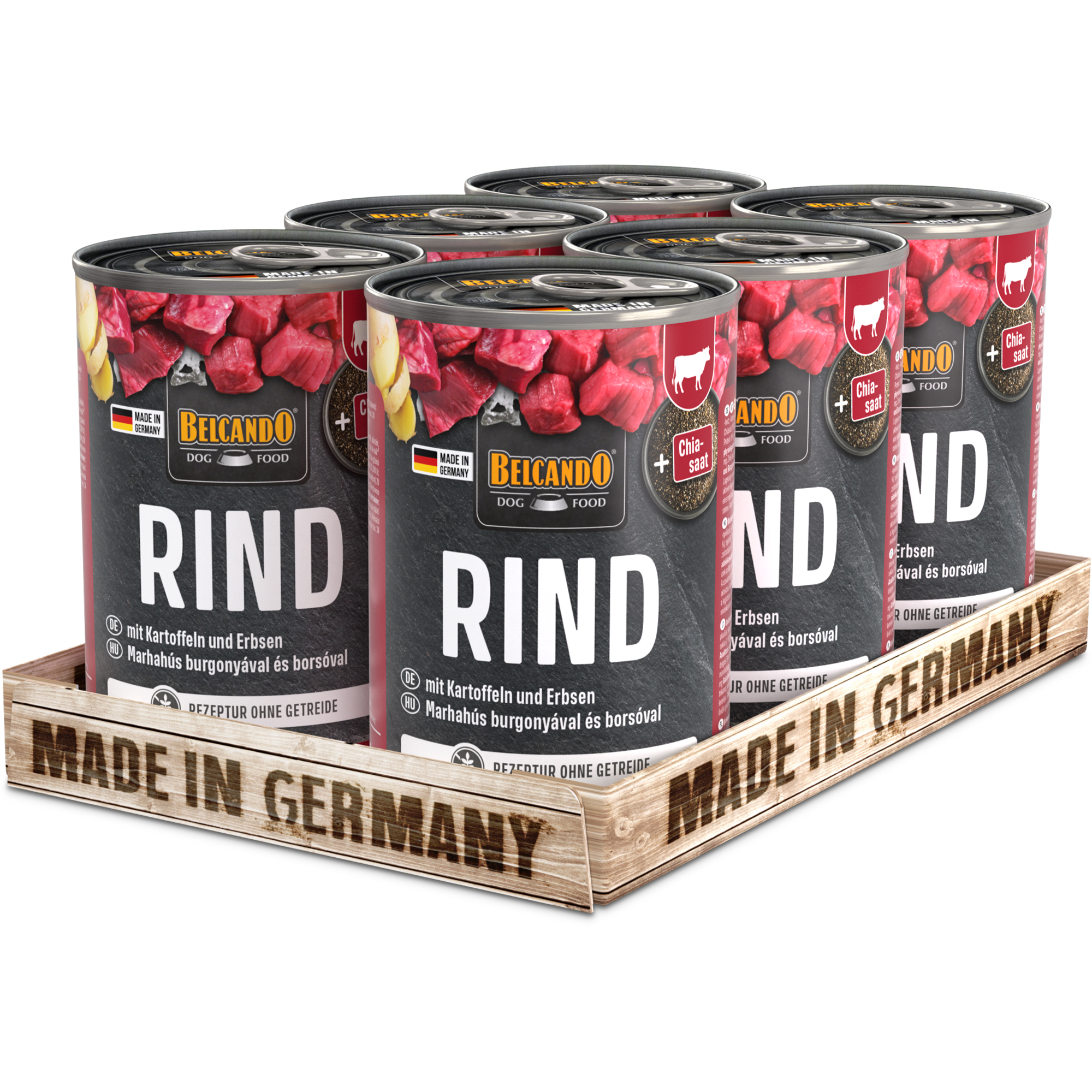BELCANDO Rind mit Kartoffel & Erbsen BELCANDO Rind mit Kartoffel & Erbsen