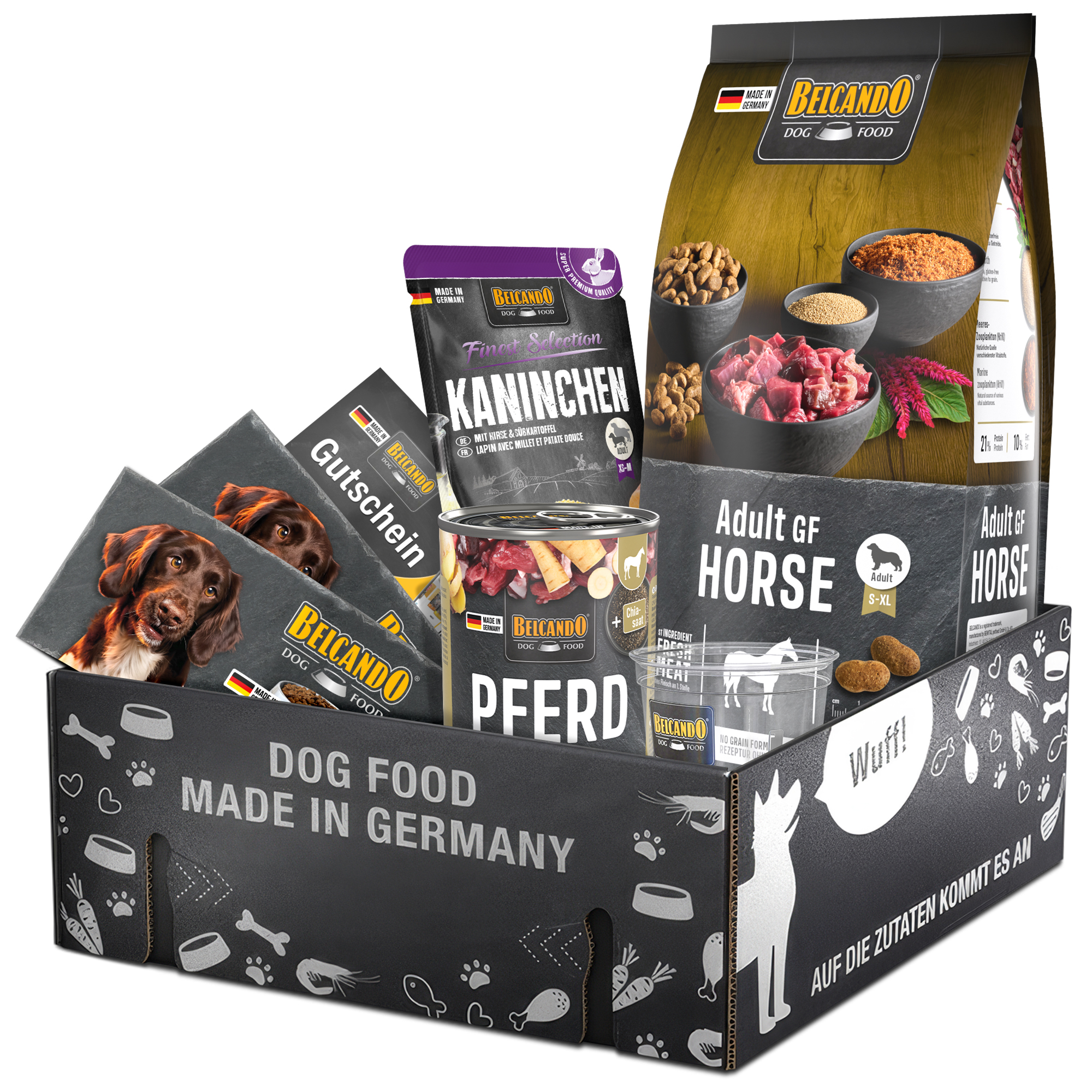 Dog Box BELCANDO Adult GF Horse 