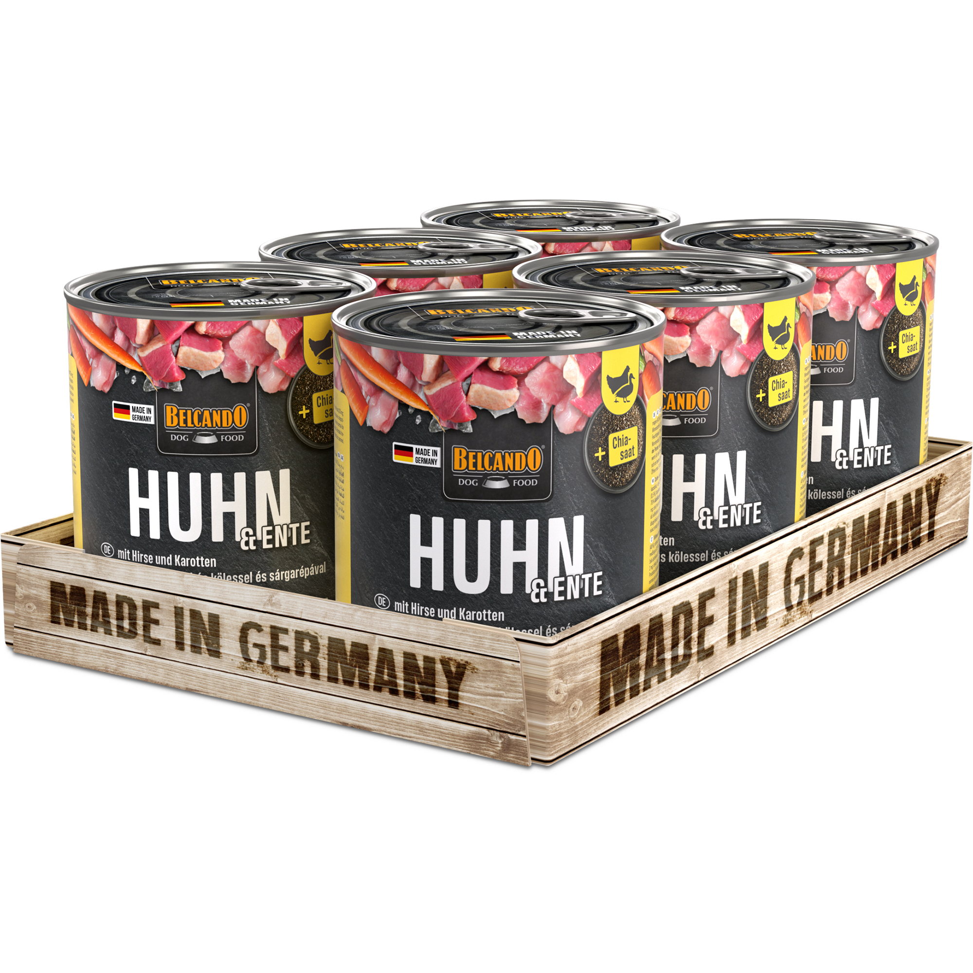 BELCANDO Huhn & Ente mit Hirse und Karotten