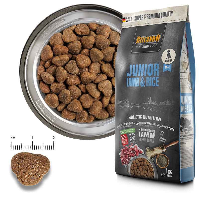 Futterabbildung Trockenfutter Junior Lamb & Rice Futterabbildung Trockenfutter Junior Lamb & Rice