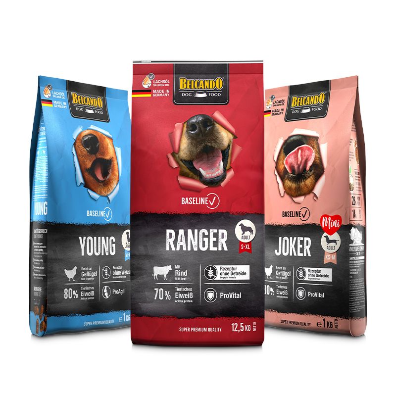 BELCANDO Baseline Young Trockenfutter – 12,5 Kg, Alleinfuttermittel Für Junge Hunde Mittlerer & Großer Rassen